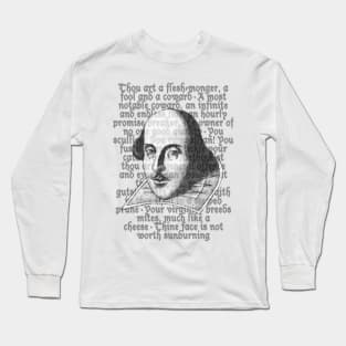 Shakespearean Insults Long Sleeve T-Shirt